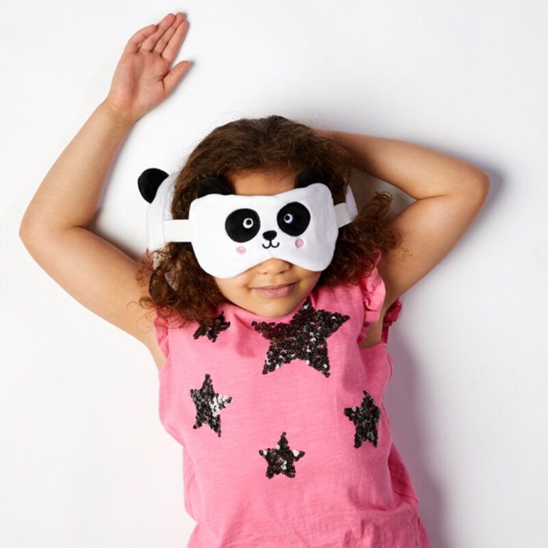 Panda RelaxEazzz autour du masque de sommeil de voyage de voyage