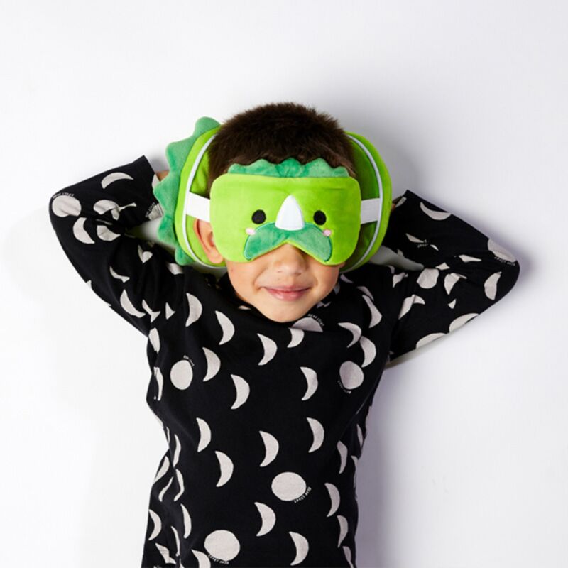 RelaxEazzz Dinosaurus autour du coussin de voyage Masque de sommeil