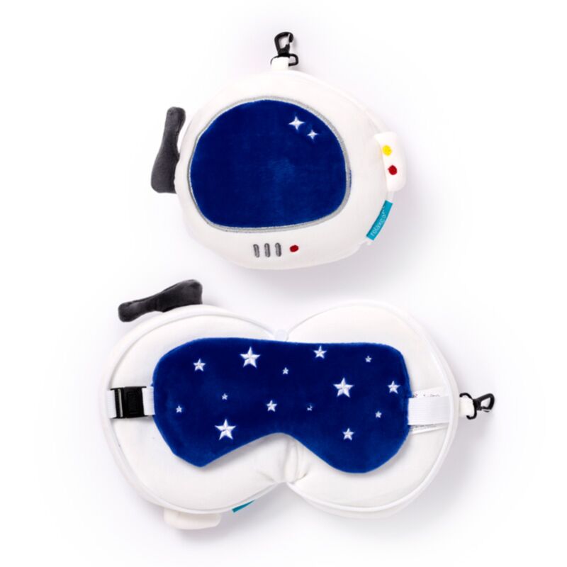 RelaxEazzz Space Voyage autour de Masque de sommeil de coussin de voyage en peluche