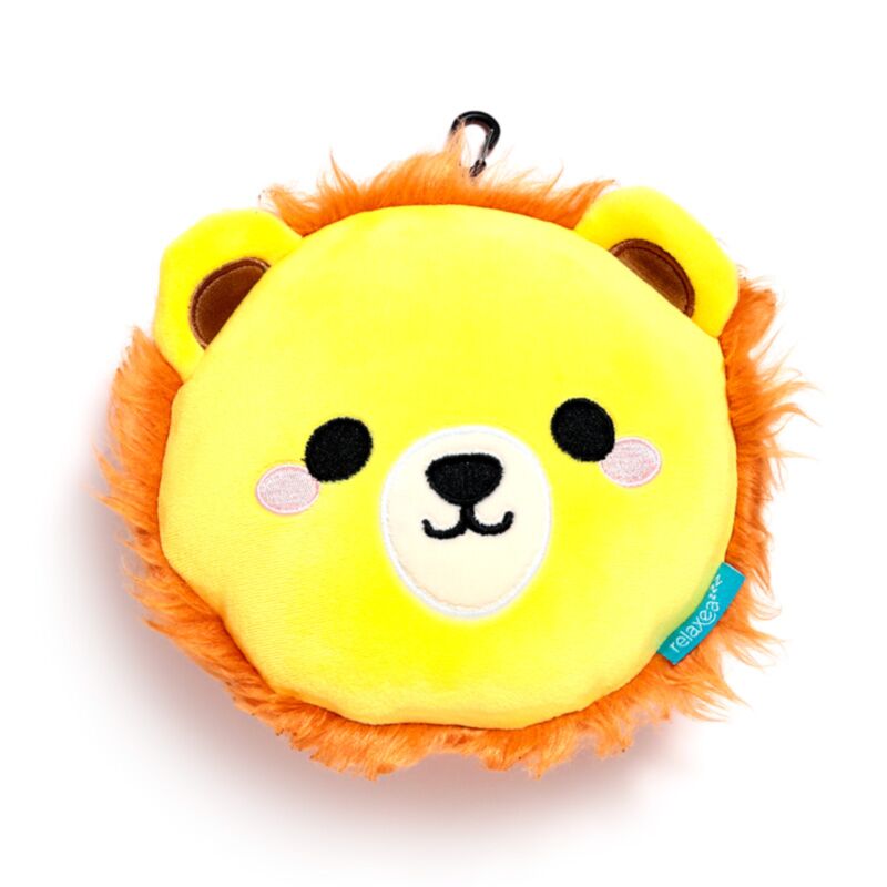 Relaxeazzz Pluche Leeuw autour du masque de sommeil de voyage de voyage