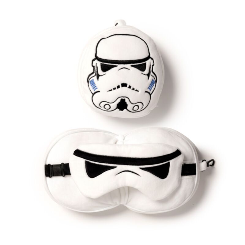 Relaxeazzz Pluche le Stormtrooper d'origine autour du masque de sommeil de voyage de voyage