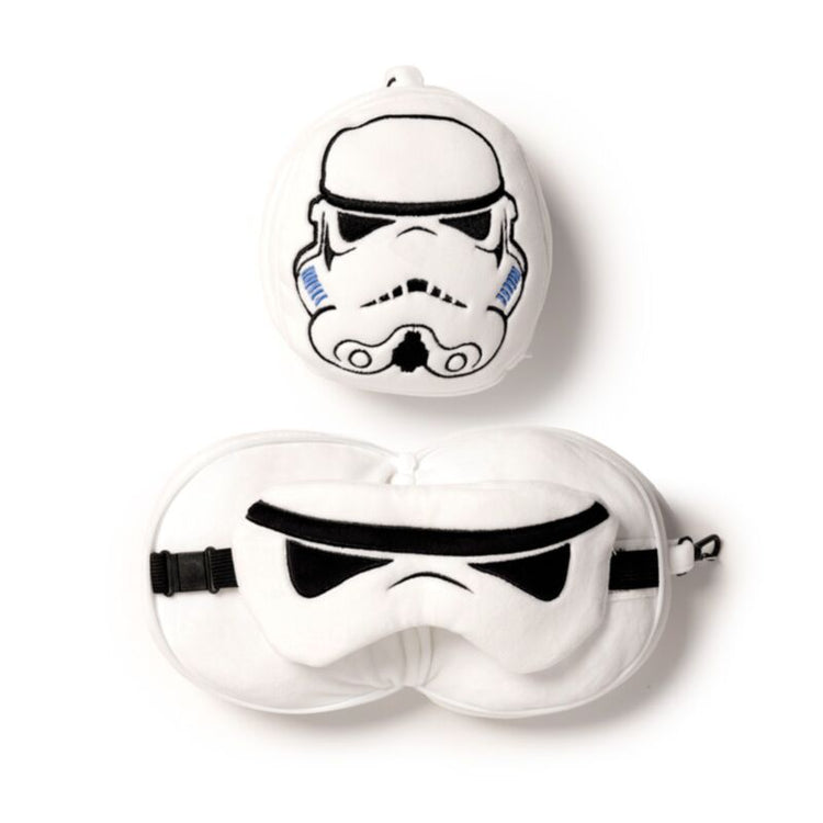 Relaxeazzz Pluche le Stormtrooper d'origine autour du masque de sommeil de voyage de voyage