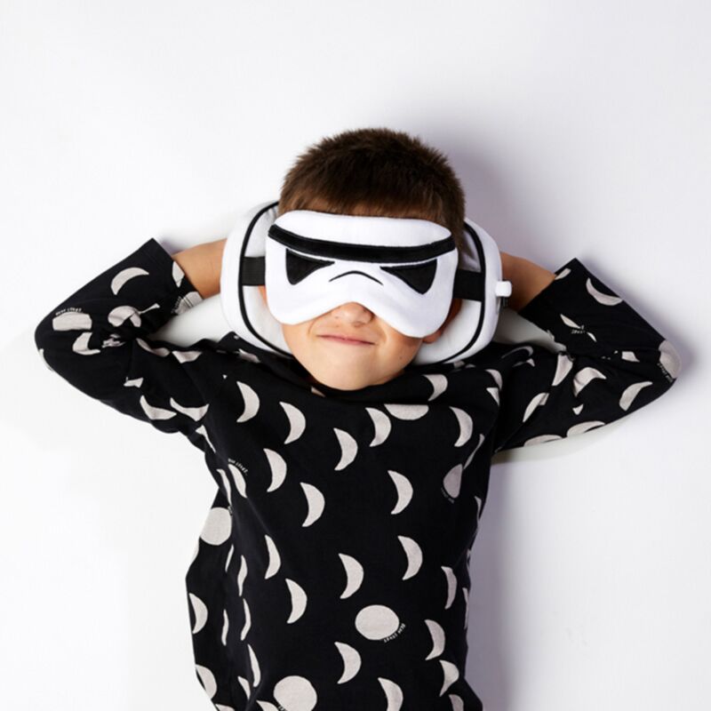 Relaxeazzz Pluche le Stormtrooper d'origine autour du masque de sommeil de voyage de voyage
