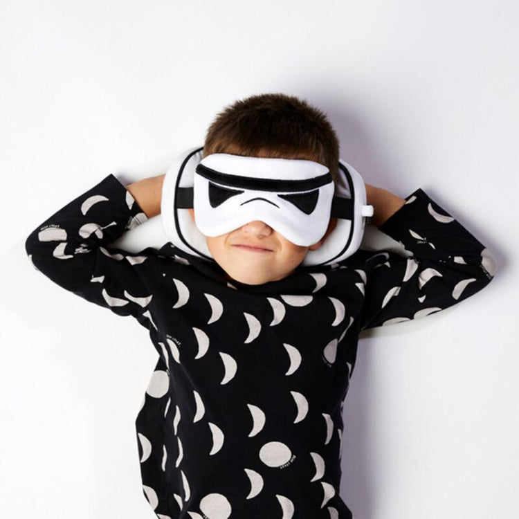 Relaxeazzz Pluche le Stormtrooper d'origine autour du masque de sommeil de voyage de voyage