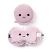Relaxeazzz Pluche Octopus autour du masque de sommeil de voyage de voyage