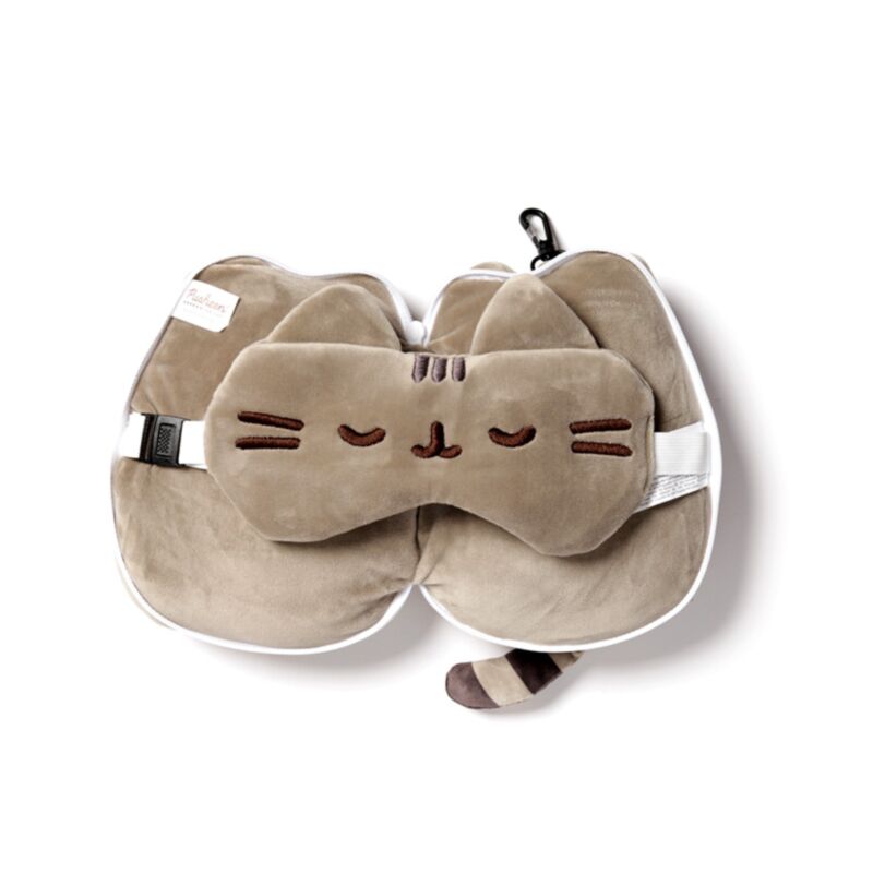 Pushhen kat autour du masque de sommeil de voyage de voyage