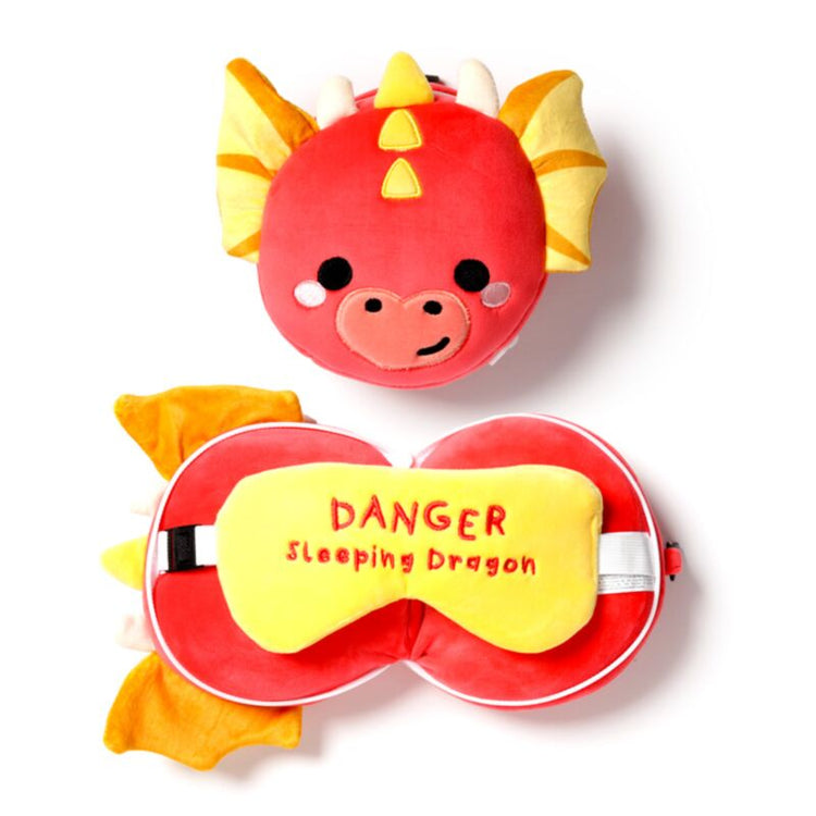 RelaxEazzz Adoramagics Dragon Autant Travel Pillow Sleeping Mask