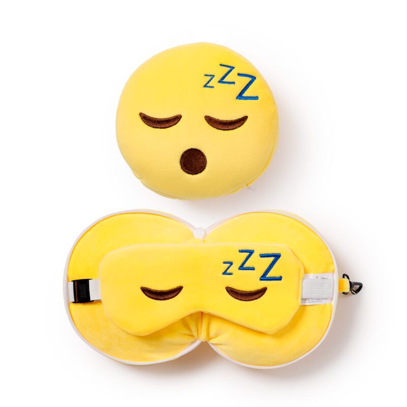 RelaxEazzz Snoozie la tête endormie autour du coussin de voyage Masque de sommeil