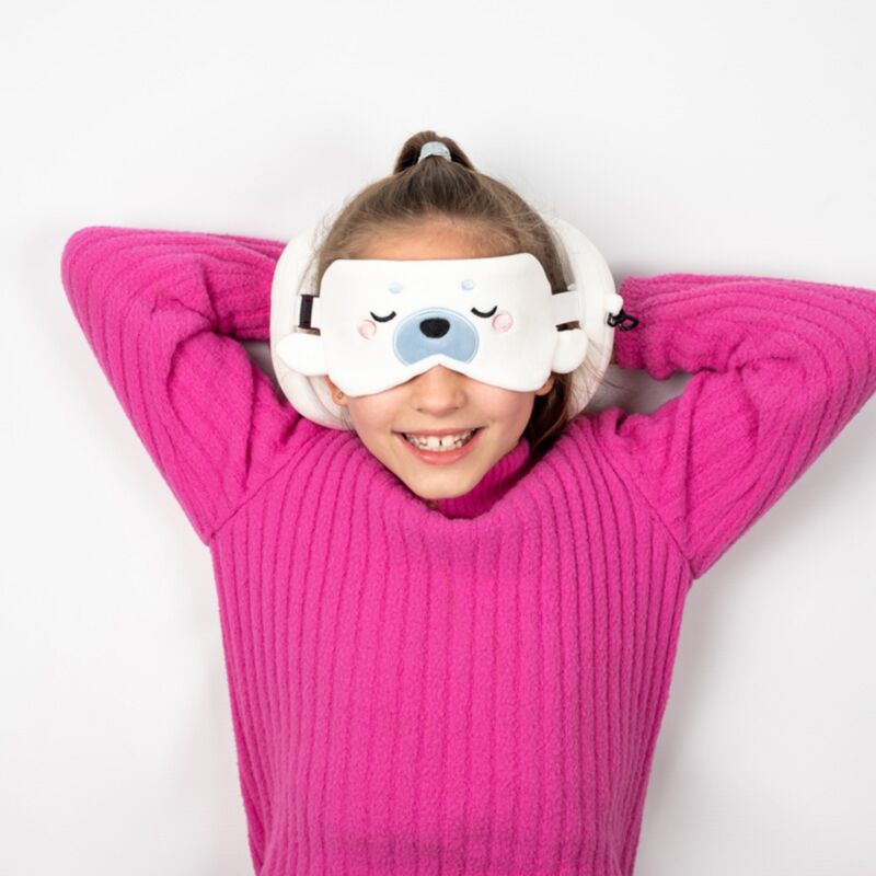 RelaxEazzz Adoramals Kai le sceau autour du masque de sommeil de voyage de voyage