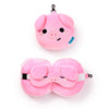 RelaxEazzz adoramals oliver le cochon autour du masque de sommeil du coussin de voyage