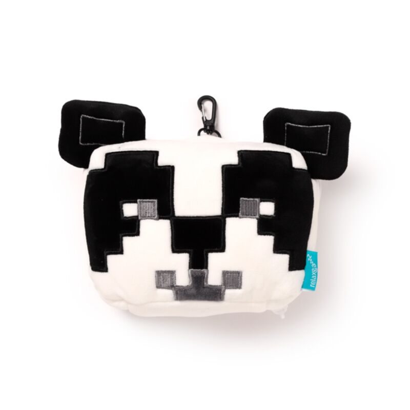 RelaxEazzz minecraft panda autour du masque de sommeil du coussin de voyage