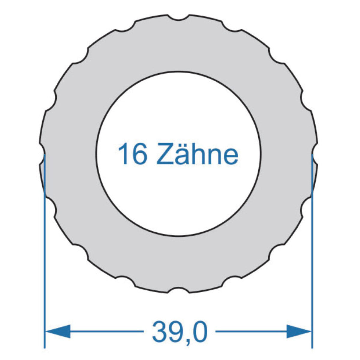 Outil de cycle cycplus.tool 2 faces T16 39.0 T10 27.8