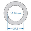 Outil de cycle cycplus.tool 2 faces T16 39.0 T10 27.8
