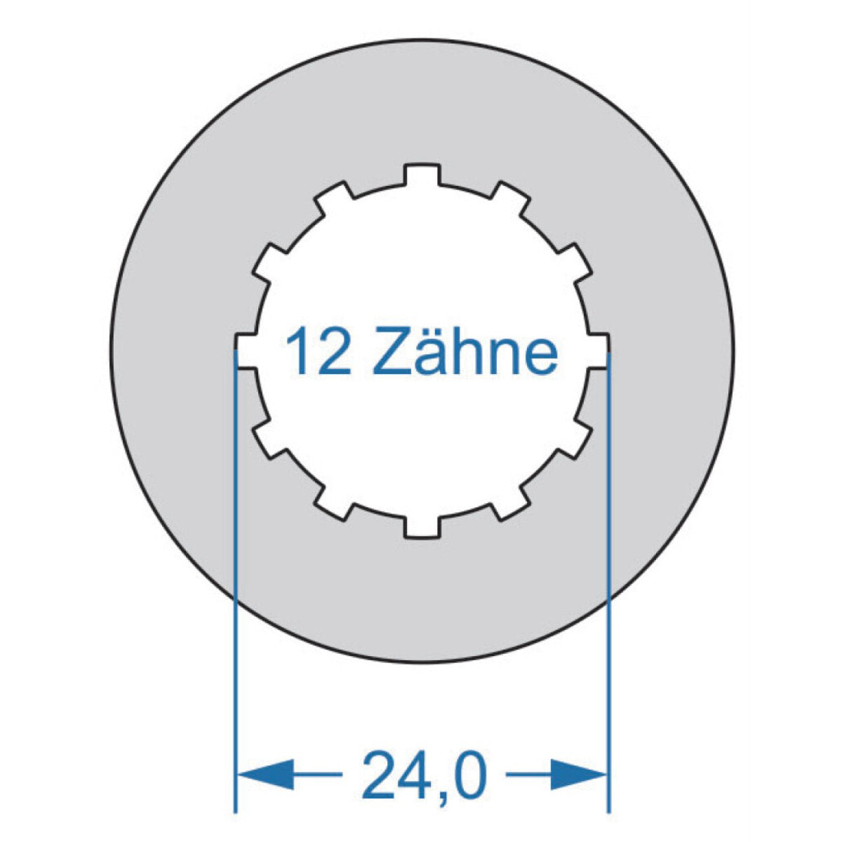 Outil de cycle cycplus.Tool 2 faces T8 37.1 T12 24.0