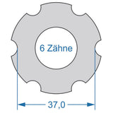 Outil de cycle cycplus.tool 2 faces T6 37.0 T20 32.0 - afbeelding 2