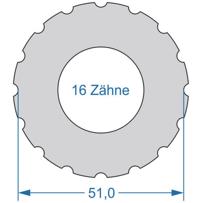 Outils de cycle cycplus.tool 1 faces t16 51.0