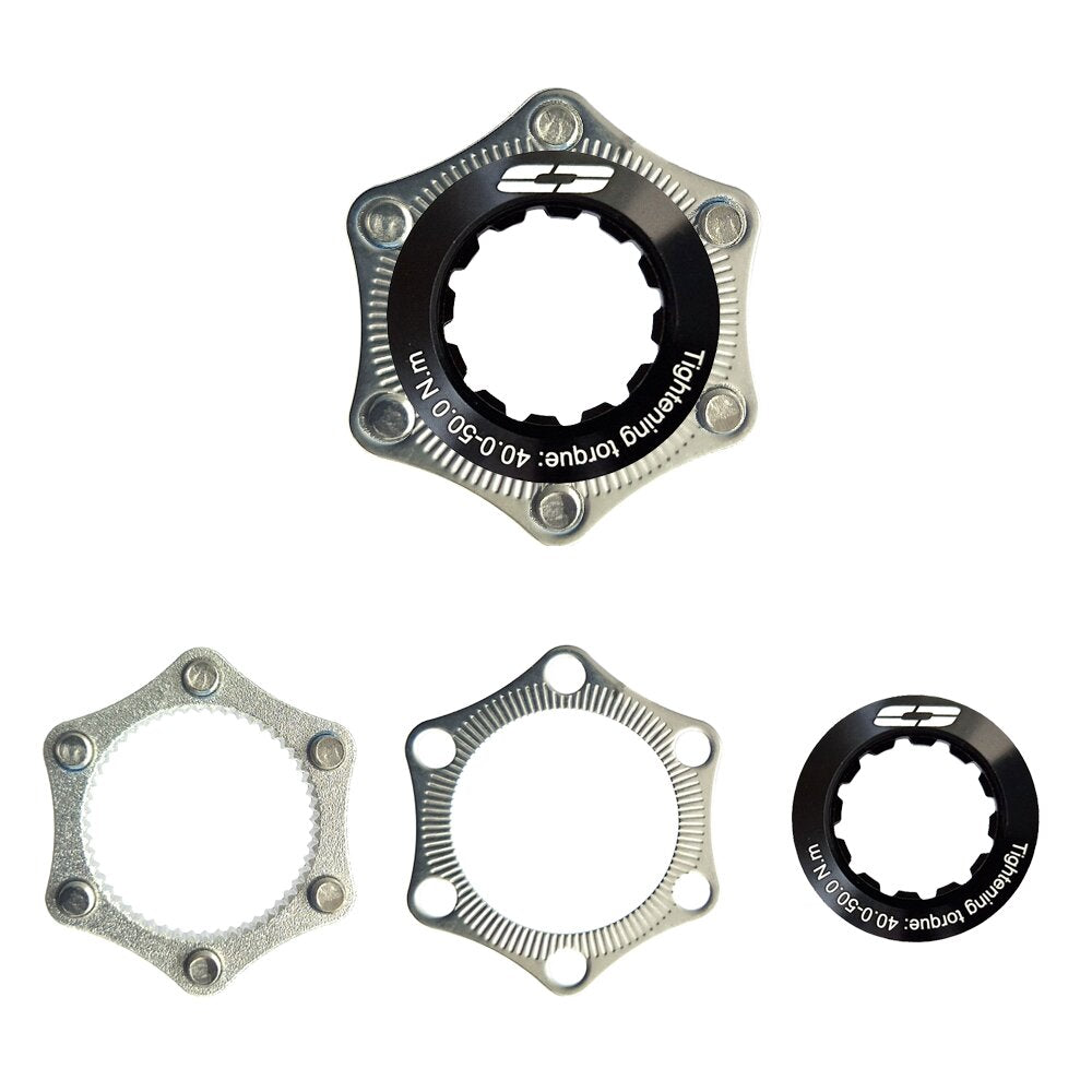 Adaptateur Cyclo tech center lock à 6 trous, dégagement rapide