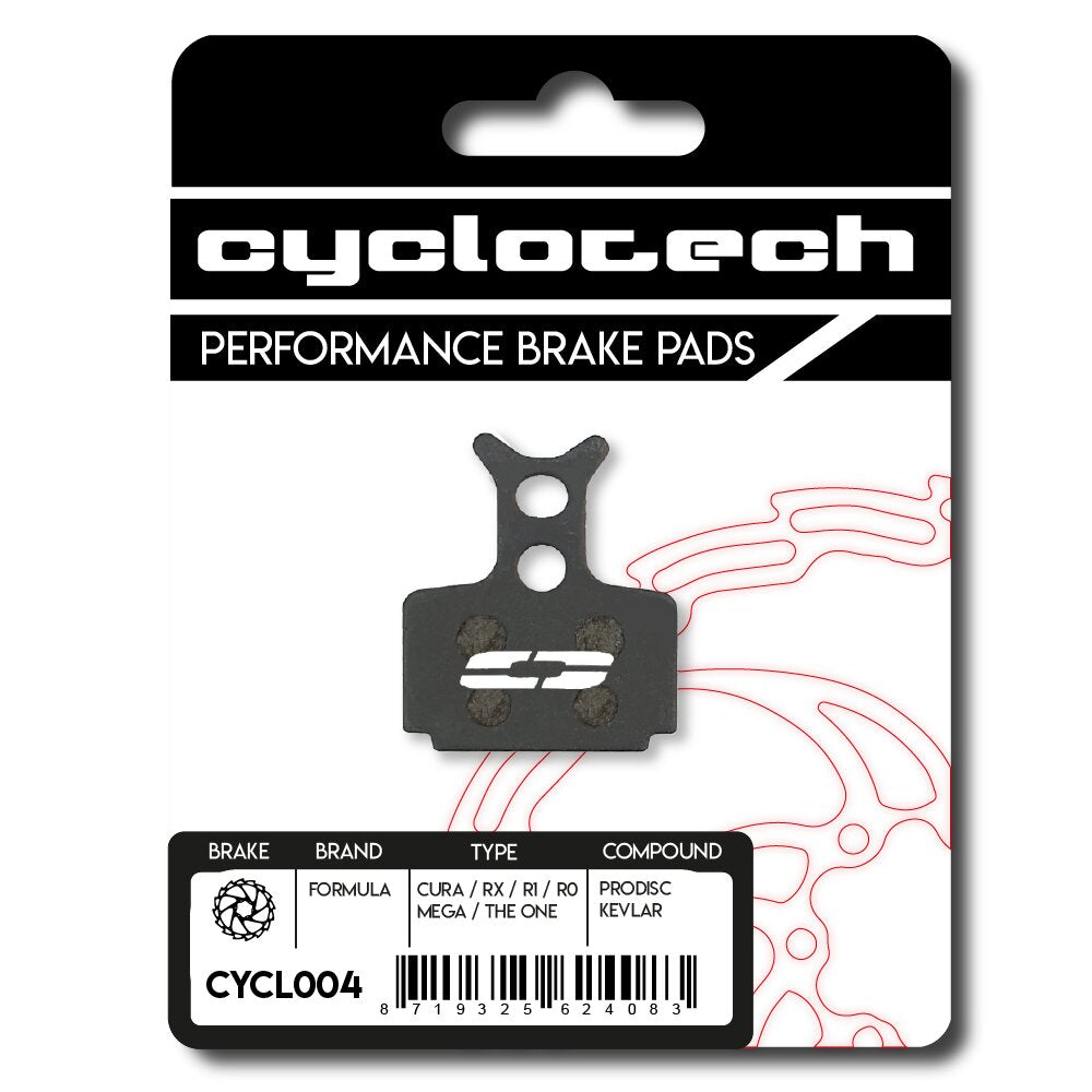 Plaquette de frein à disque Cyclo tech prodisc kevlar formula cura r1