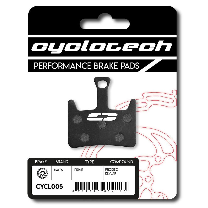 Plaquette de frein à disque Cyclo Tech prodisc kevlar hayes prime