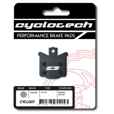 Plaquette de frein à disque Cyclo tech prodisc kevlar magura mt a2