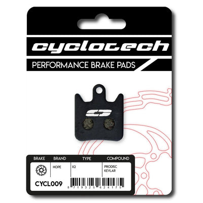 Plaquette de frein à disque Cyclo Tech prodisc kevlar Hope X2