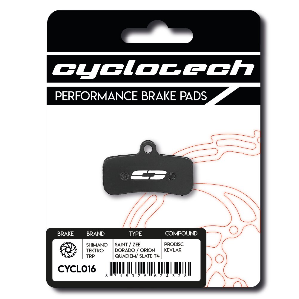Plaquette de frein à disque Cyclo Tech prodisc kevlar shimano saint