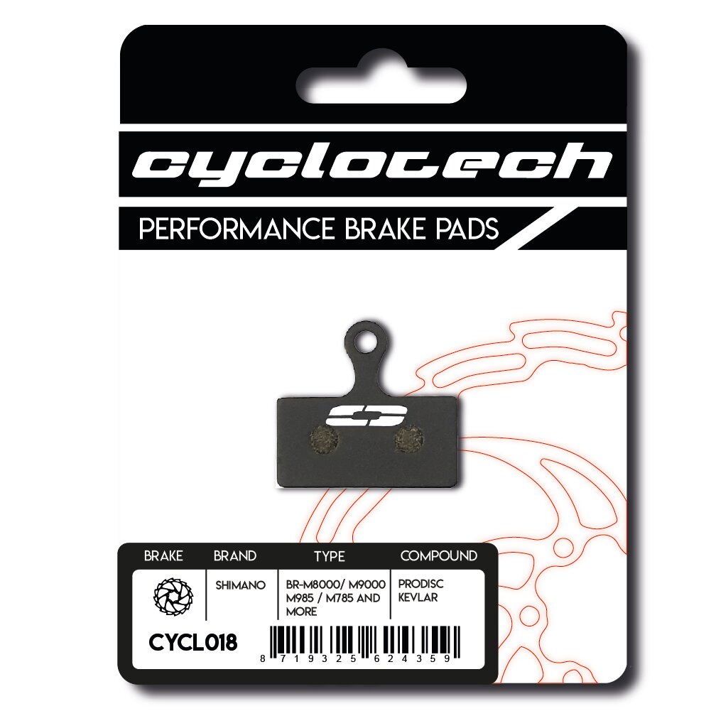 Plaquette de frein à disque Cyclo Tech prodisc kevlar shimano xt