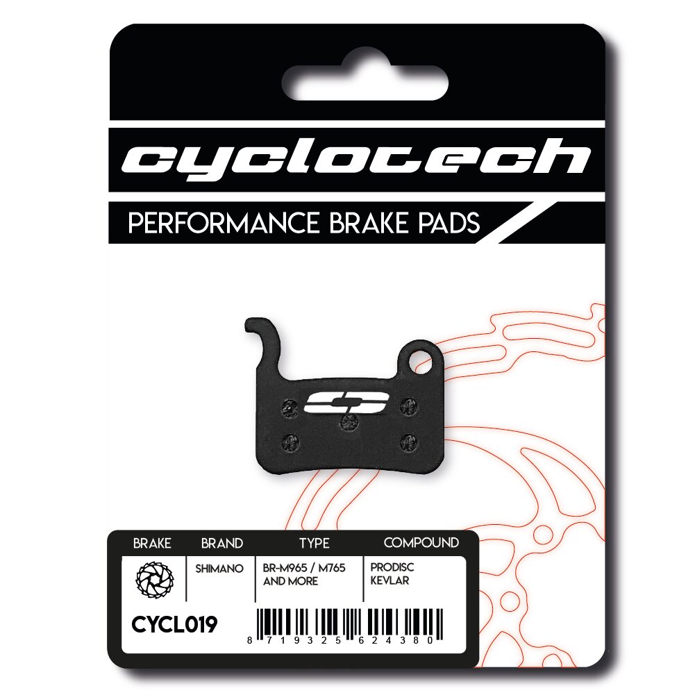 Plaquette de frein à disque Cyclo tech prodisc kevlar shimano xt br-m965