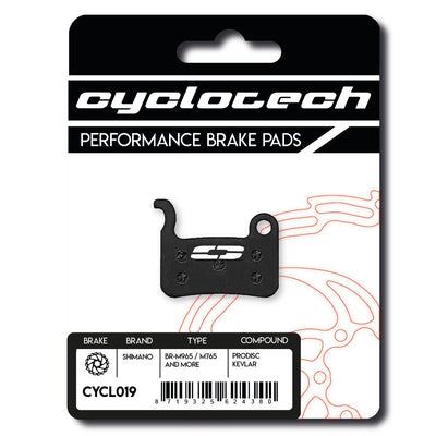 Plaquette de frein à disque Cyclo tech prodisc kevlar shimano xt br-m965