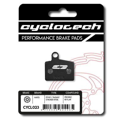 Plaquette de frein à disque Cyclo Tech prodisc kevlar hayes dyno