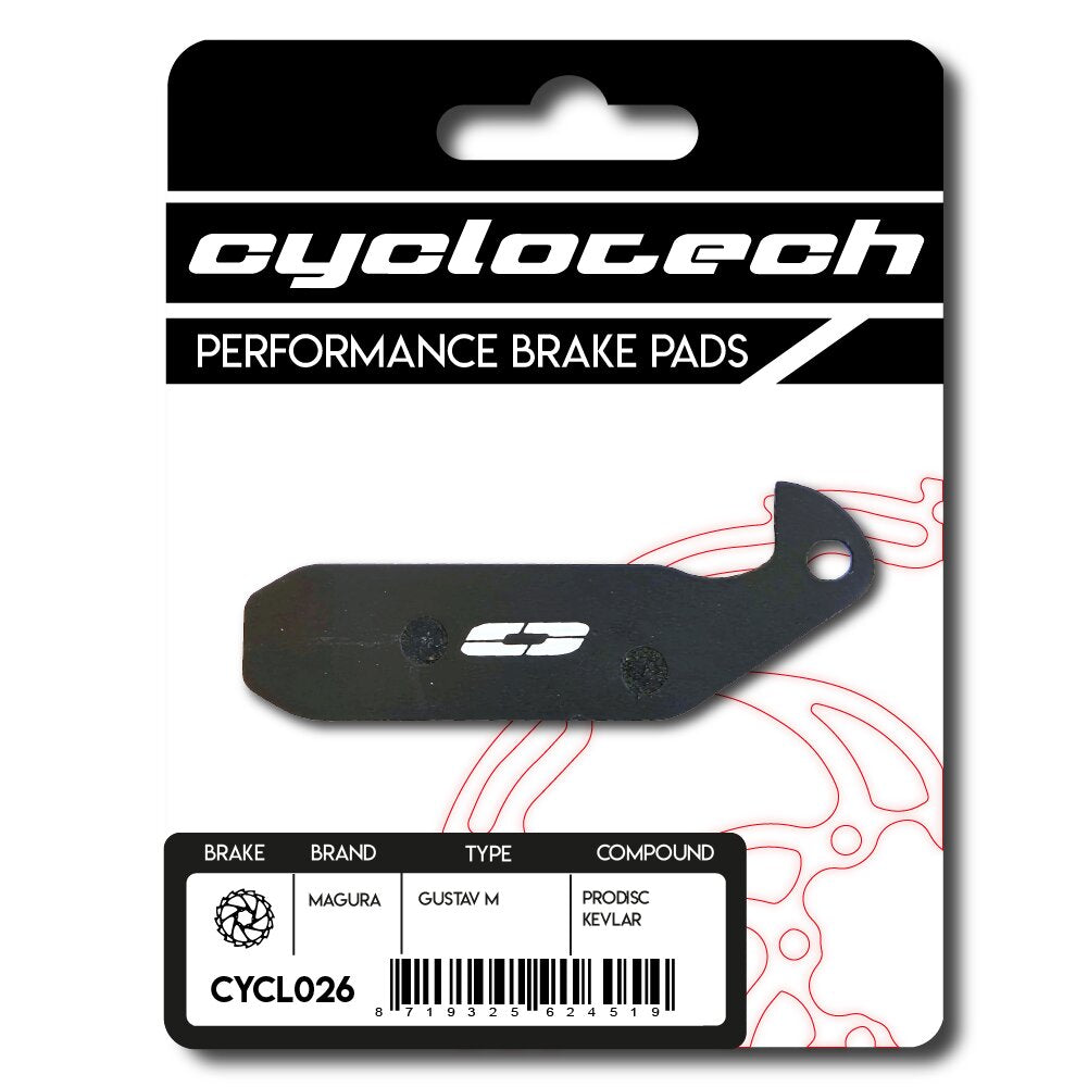 Plaquette de frein à disque Cyclo tech prodisc kevlar magura gustav