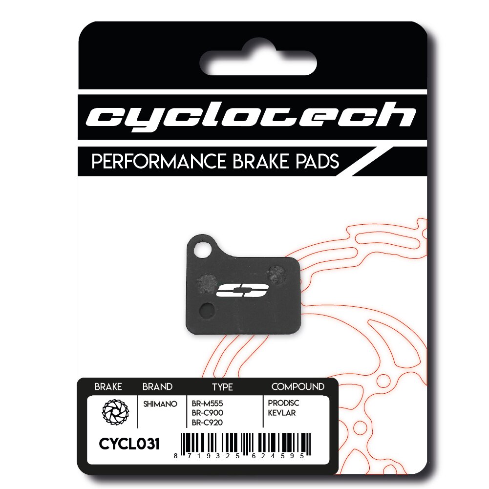 Plaquette de frein à disque Cyclo tech prodisc kevlar shimano deo br-m555