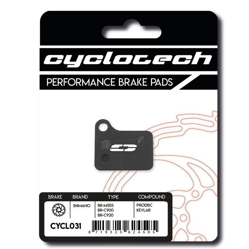 Plaquette de frein à disque Cyclo tech prodisc kevlar shimano deo br-m555