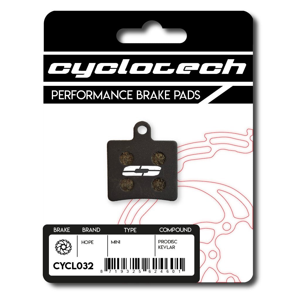 Plaquette de frein à disque Cyclo tech prodisc kevlar Hope Mini