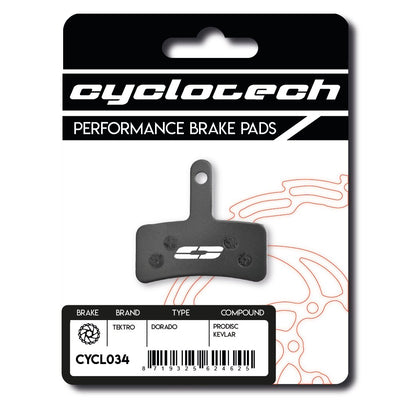Plaquette de frein à disque Cyclo tech prodisc kevlar tektro dorado