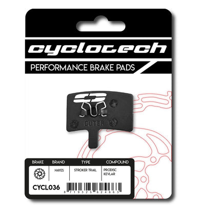 Plaquette de frein à disque Cyclo Tech Prodisc Kevlar Hayes Stroker Trial