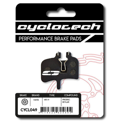 Plaquette de frein à disque Cyclo Tech prodisc kevlar hayes hfx