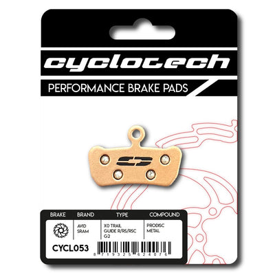 Plaquette de frein à disque Cyclo tech prodisc métal sram g2