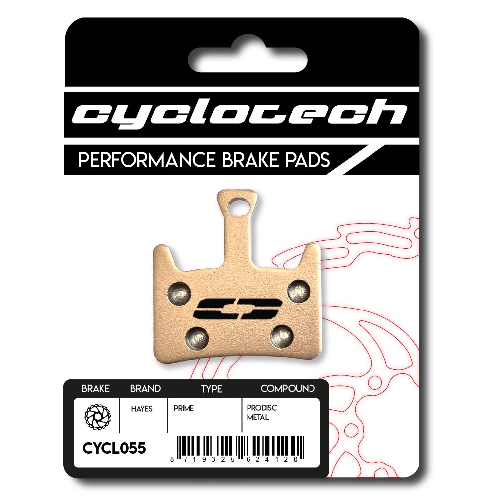 Plaquette de frein à disque Cyclo Tech prodisc metal hayes prime