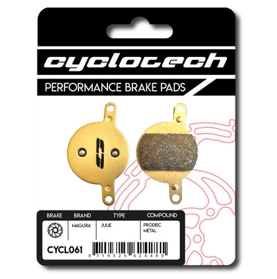 Plaquette de frein à disque Cyclo tech prodisc métal magura julie