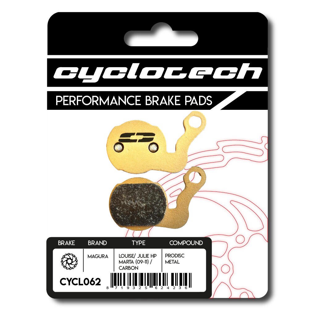 Plaquette de frein à disque Cyclo tech prodisc métal magura louise