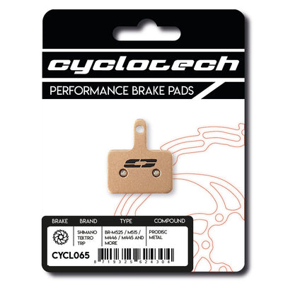 Plaquette de frein à disque Cyclo tech prodisc métal shimano slx deore