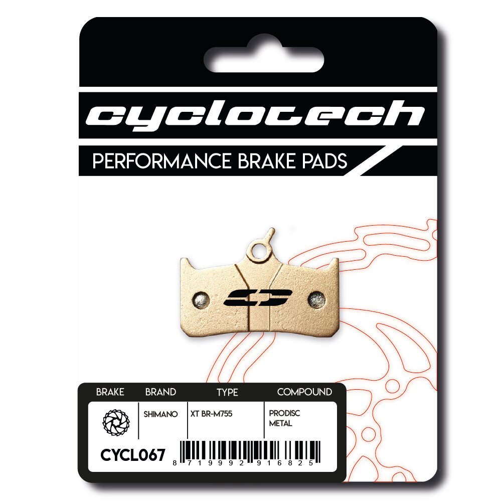 Plaquette de frein à disque Cyclo tech prodisc métal shimano deore