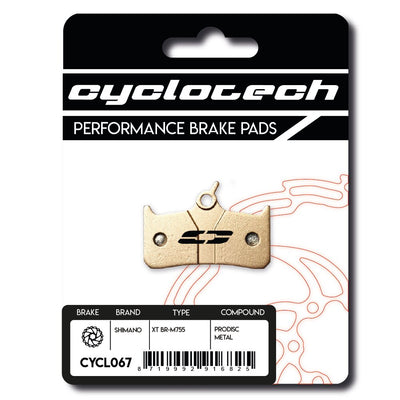 Plaquette de frein à disque Cyclo tech prodisc métal shimano deore