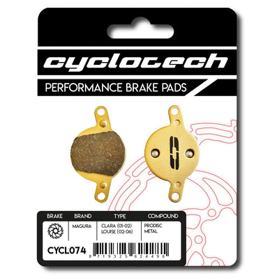 Plaquette de frein à disque Cyclo tech prodisc métal magura clara