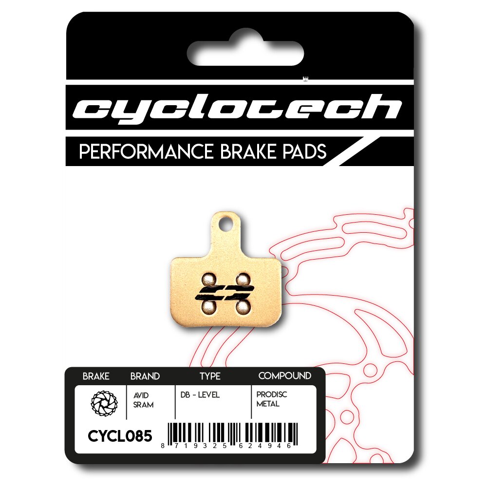 Plaquette de frein à disque Cyclo tech prodisc métal niveau sram