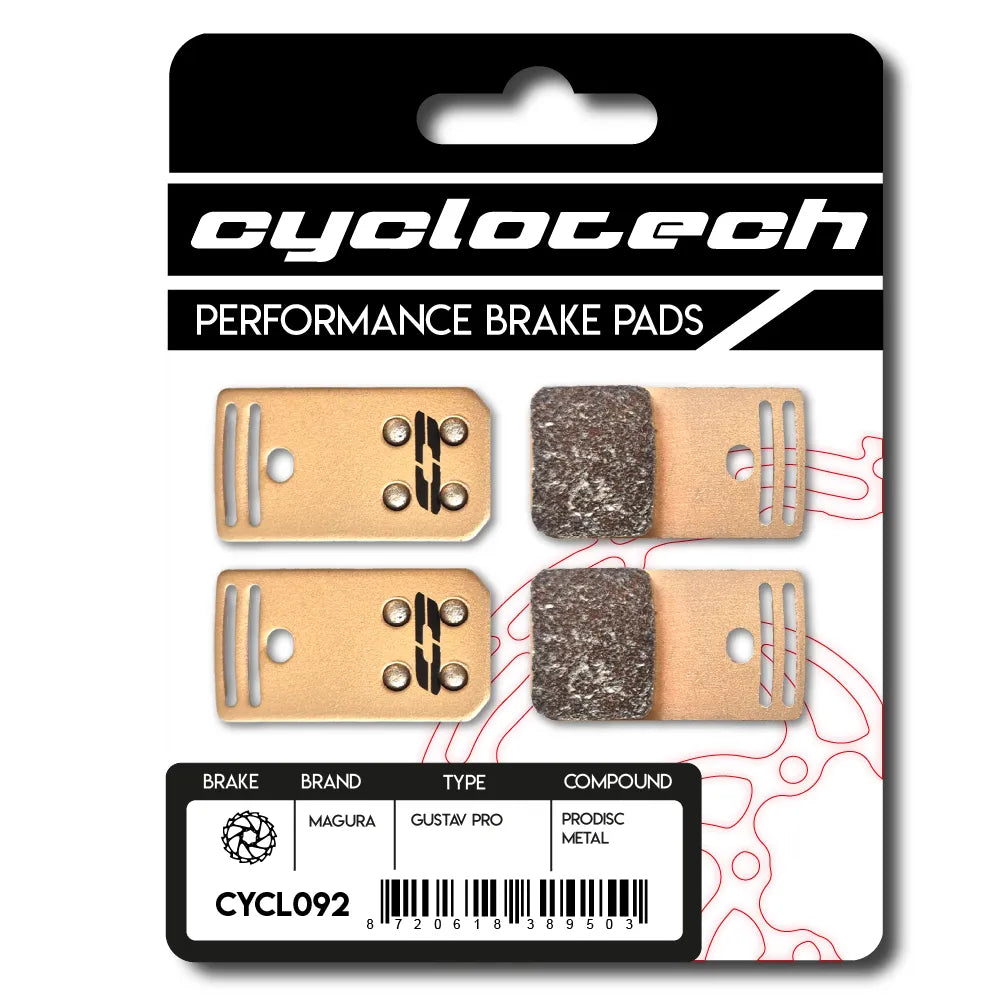 Plaquette de frein à disque Cyclo tech prodisc métal magura gustav pro