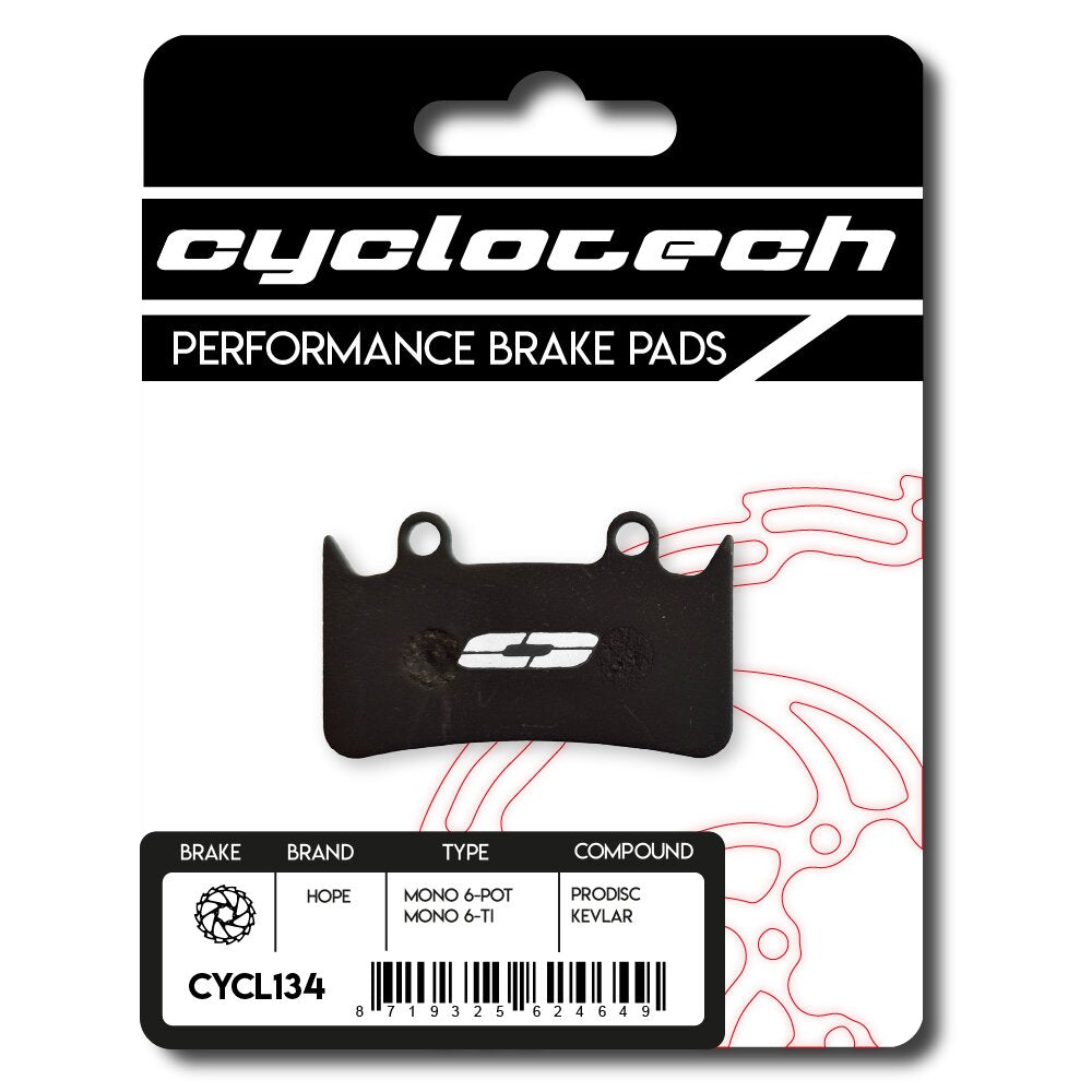 Plaquette de frein à disque Cyclo Tech prodisc kevlar Hope mono