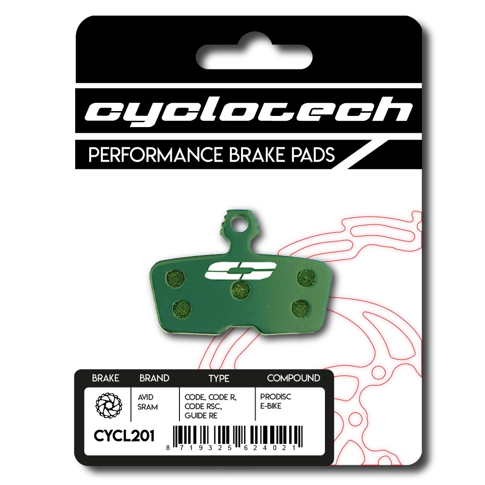 Plaquette de frein à disque Cyclo tech prodisc e-bike code sram