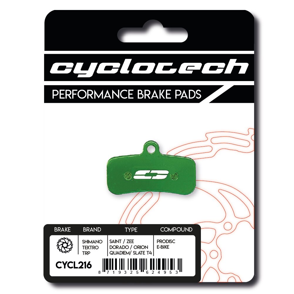 Plaquette de frein à disque Cyclo tech prodisc vélo électrique shimano saint